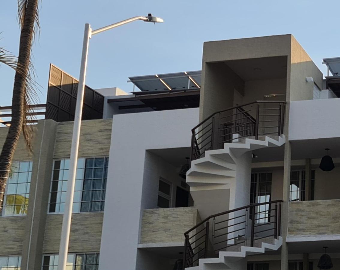 Moderno Depa Con Terraza Y Vista Extraordinaria Lejlighed Manzanillo Eksteriør billede